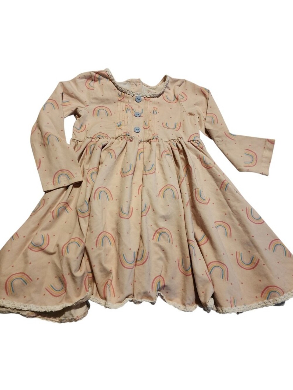 Sweet Honey Rainbow Dress Girls 6 Years